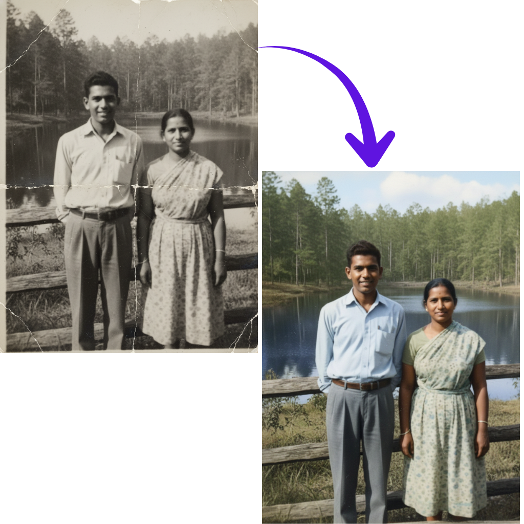 old photo enhancement example 1